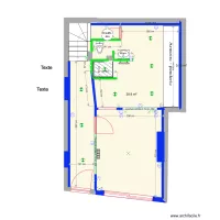 Rez de chauss&eacute;e projet Barr