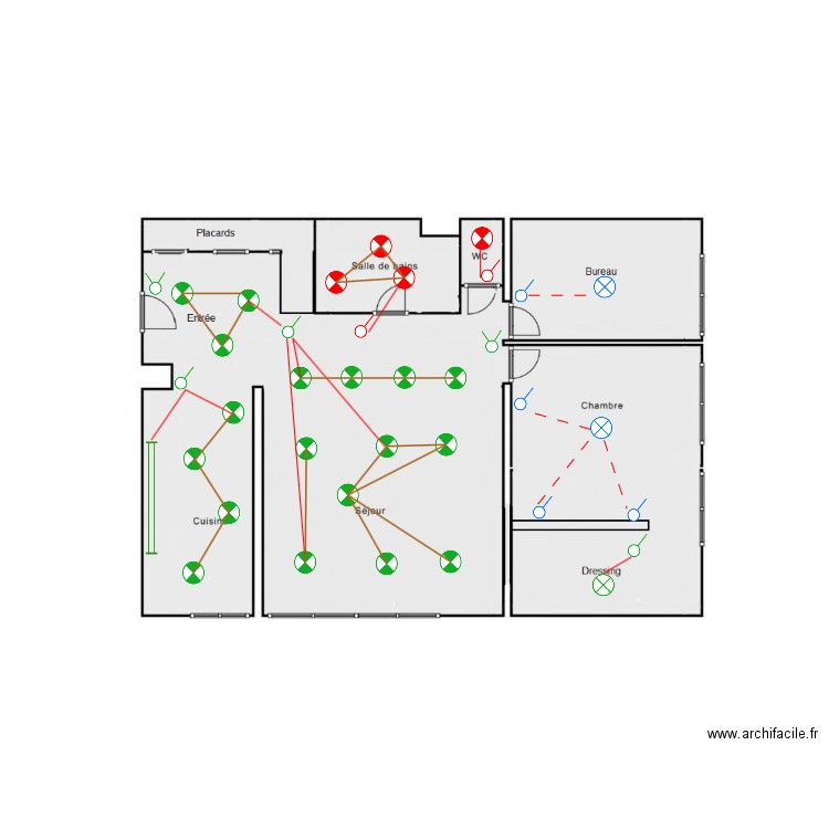 Elec Porte Gelée. Plan de 0 pièce et 0 m2