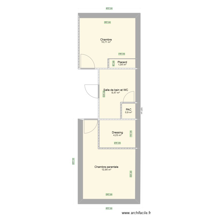 MODULE 2a. Plan de 6 pièces et 36 m2