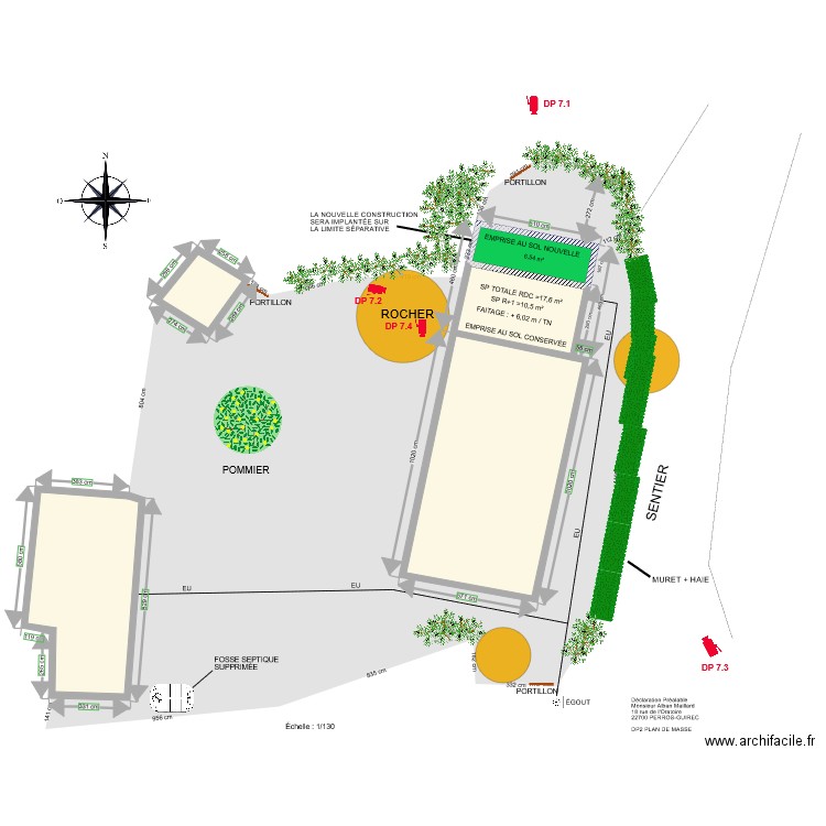 plan masse PD2 1. Plan de 0 pièce et 0 m2