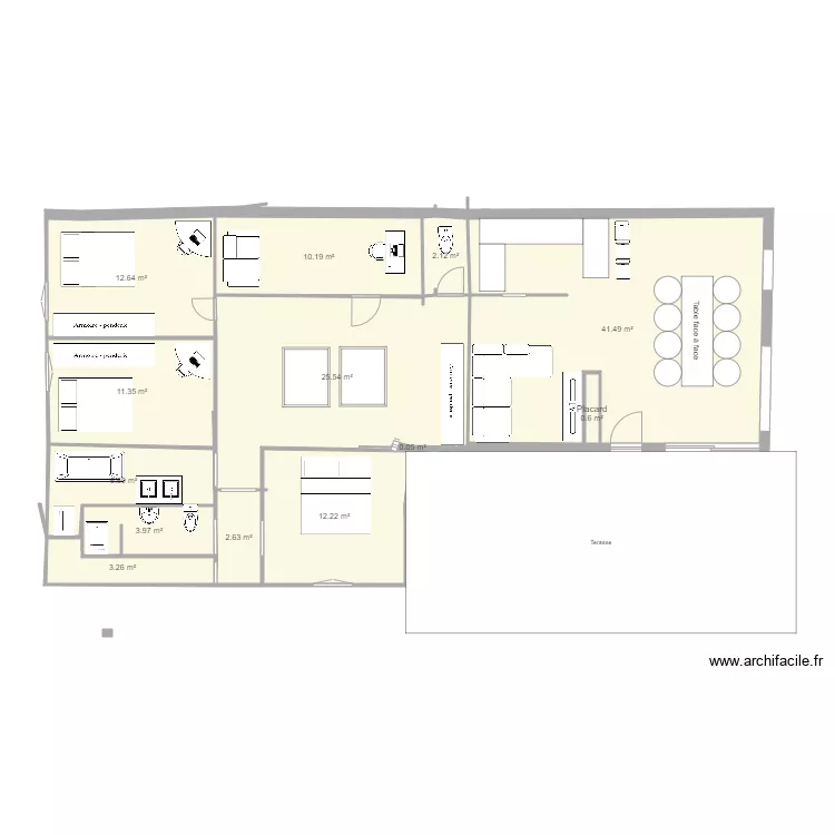  Maison 1. Plan de 