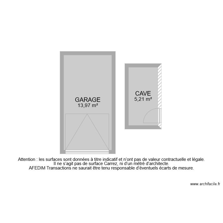 BI 7081 CAVE GARAGE. Plan de 0 pièce et 0 m2