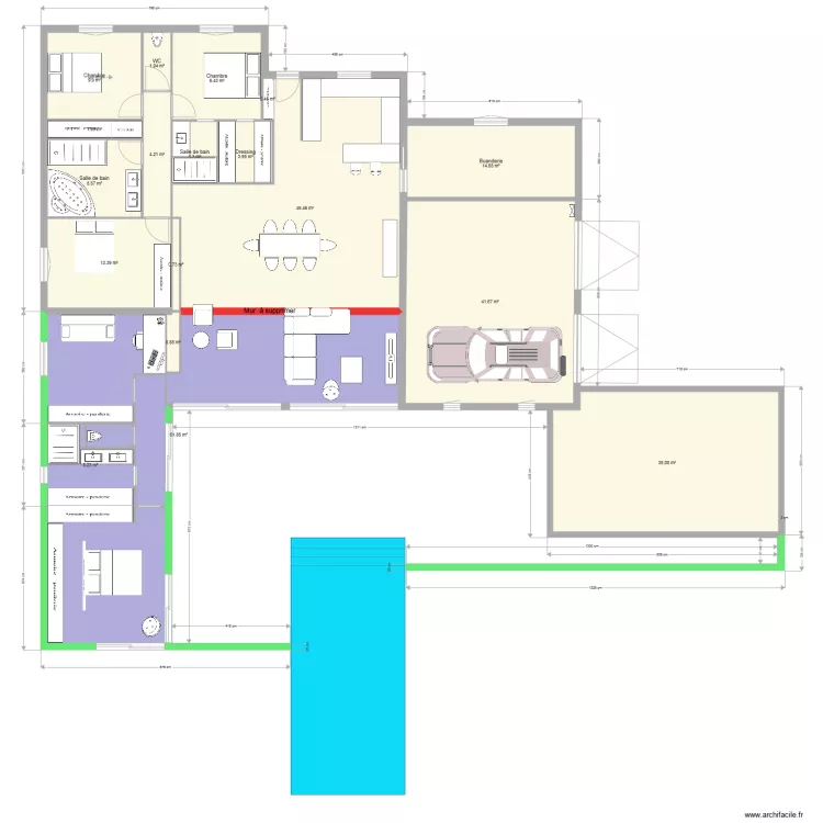 Maison v2. Plan de 