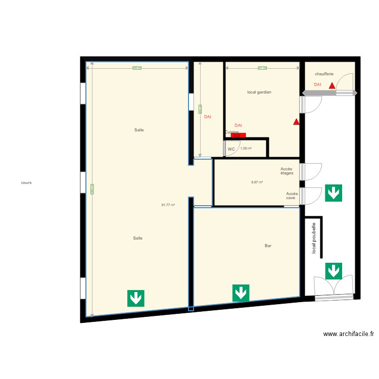 HOTEL GALATA  PLAN 1ER ETAGE ET 2EME ETAGE. Plan de 0 pièce et 0 m2