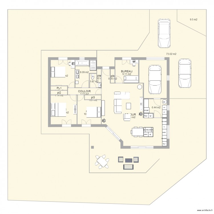 140. Plan de 0 pièce et 0 m2