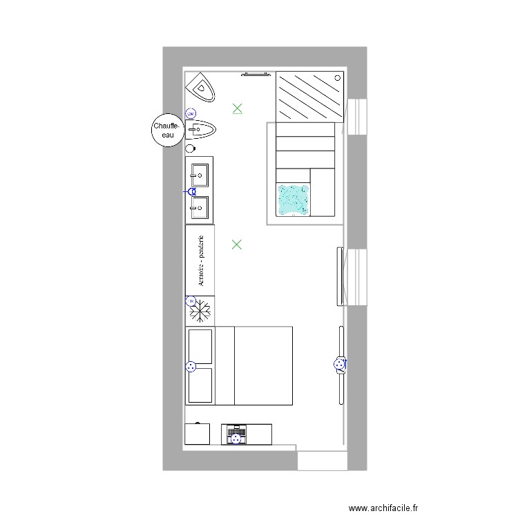 salle1. Plan de 0 pièce et 0 m2