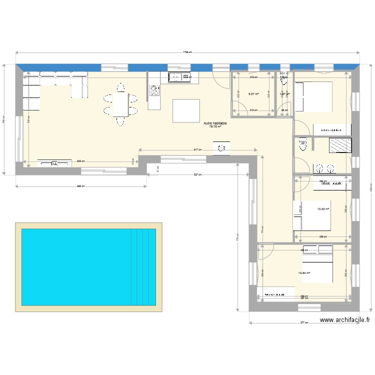 Steph v1. Plan de 0 pièce et 0 m2