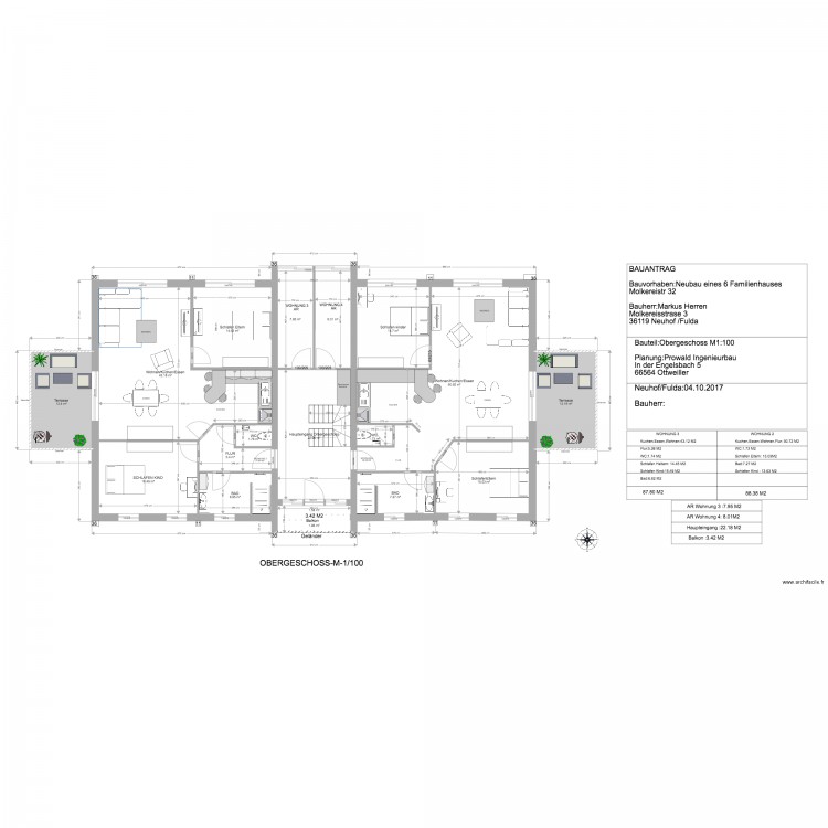 Obergeschoss Markus Herren B. Plan de 0 pièce et 0 m2