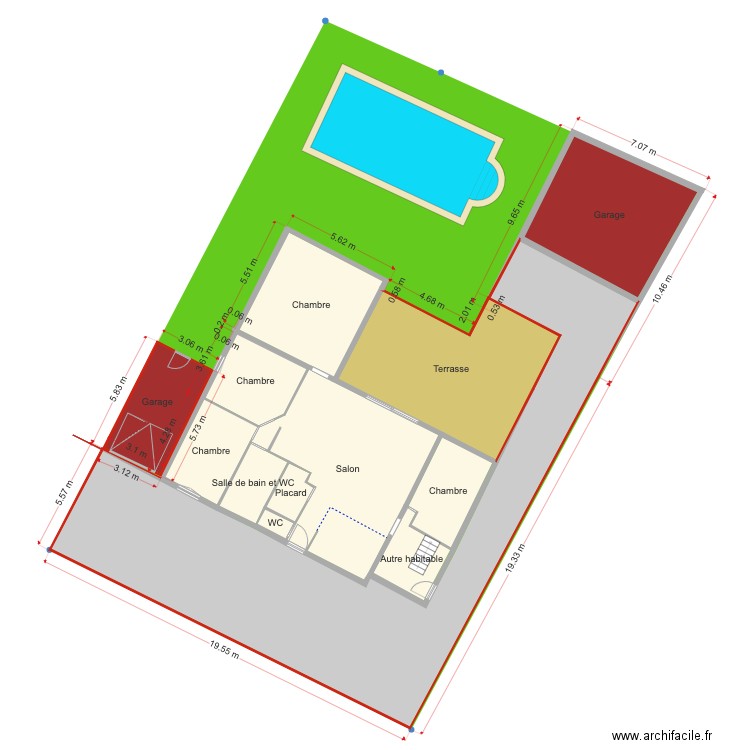 SaintJulien de Concelles PROJET. Plan de 0 pièce et 0 m2