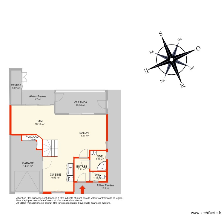 BI 5125 RDC. Plan de 0 pièce et 0 m2