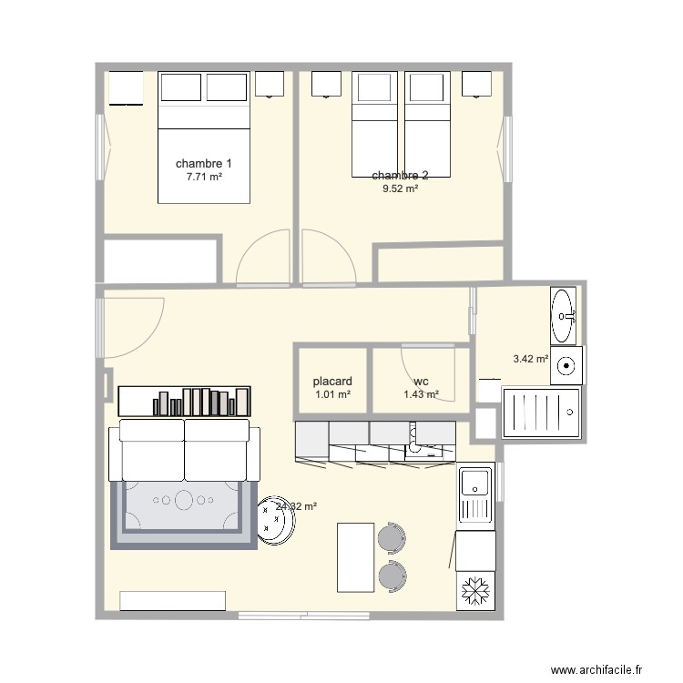 GRAU AGDE DUCA 4. Plan de 0 pièce et 0 m2