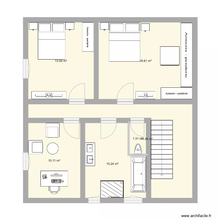 blotzheim projet 1 maison . Plan de 