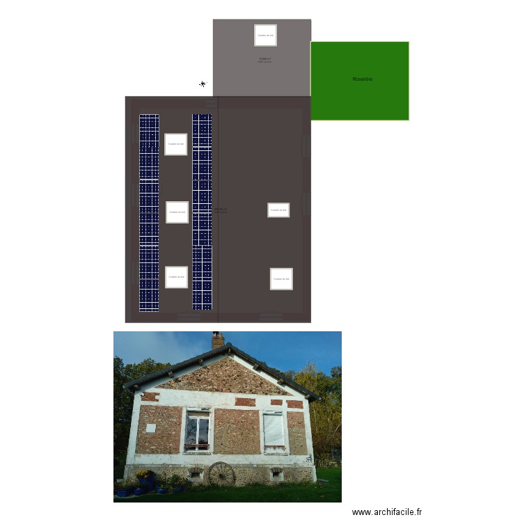 Extention. Plan de 0 pièce et 0 m2