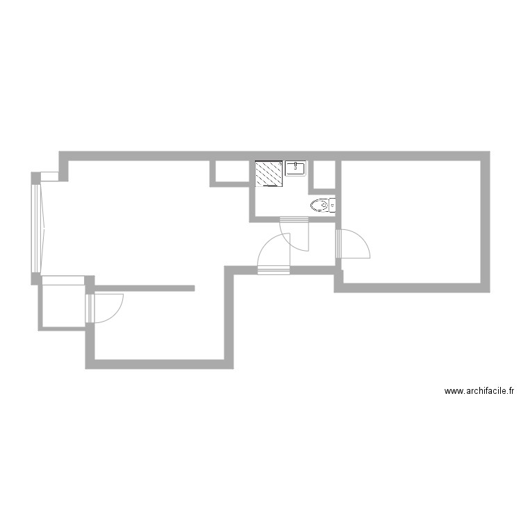 JPF Appart Charleroi. Plan de 0 pièce et 0 m2