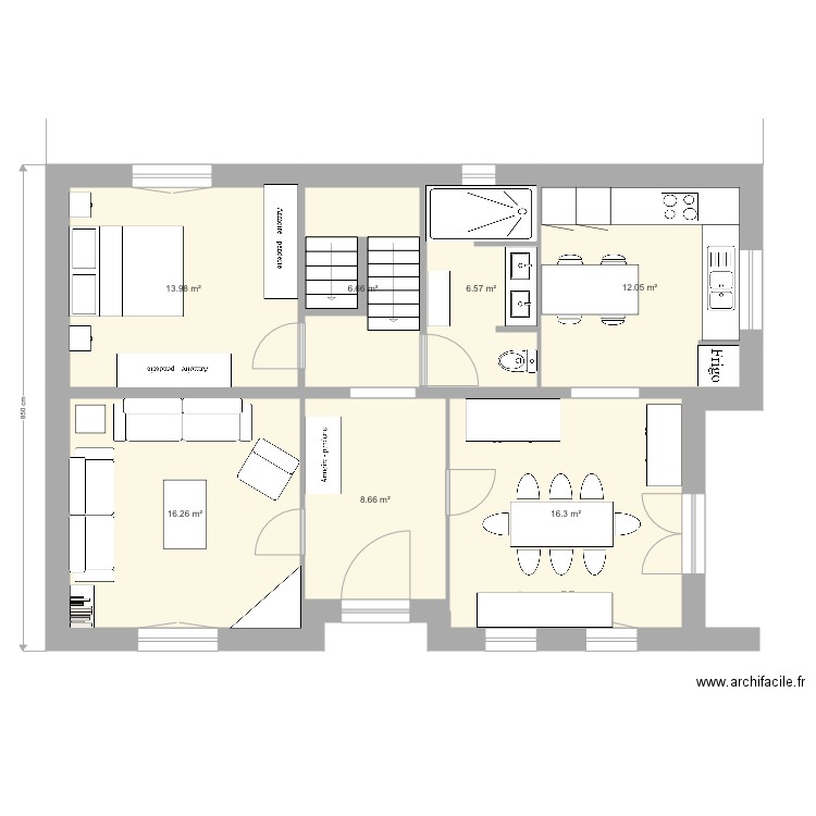 Maison PAPA et MAMAN futur. Plan de 0 pièce et 0 m2