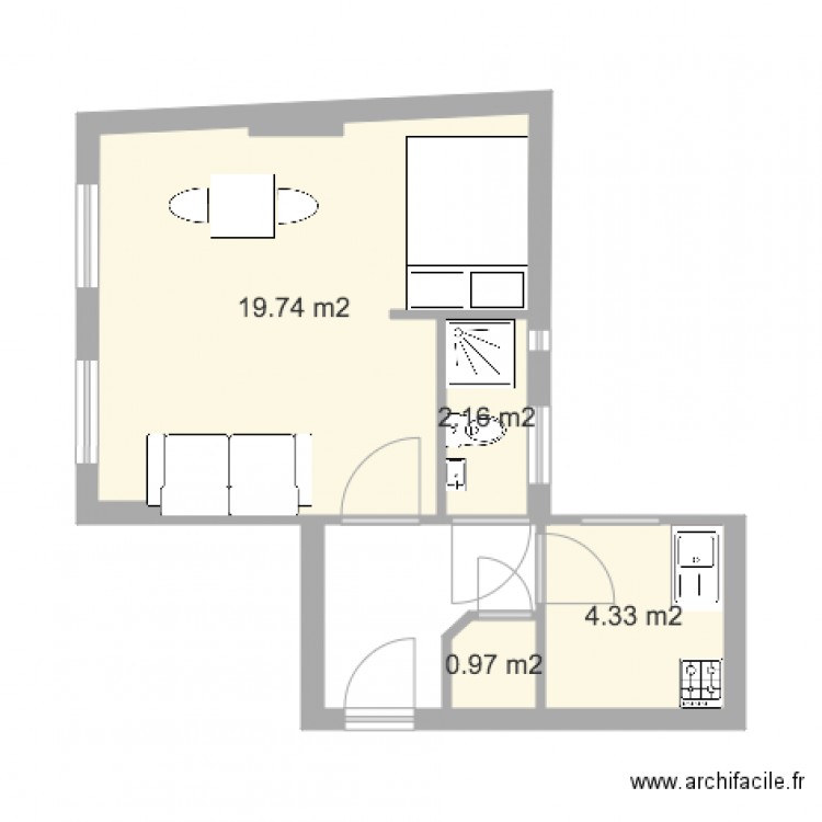 24 taillandiers. Plan de 0 pièce et 0 m2