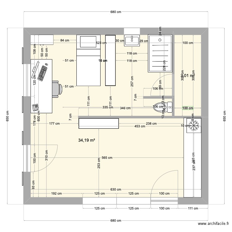SERRE_DEF. Plan de 0 pièce et 0 m2