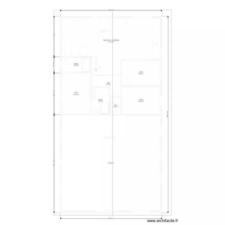 VILLA JUMELEE. Plan de VILLA JUMELEE. Plan de