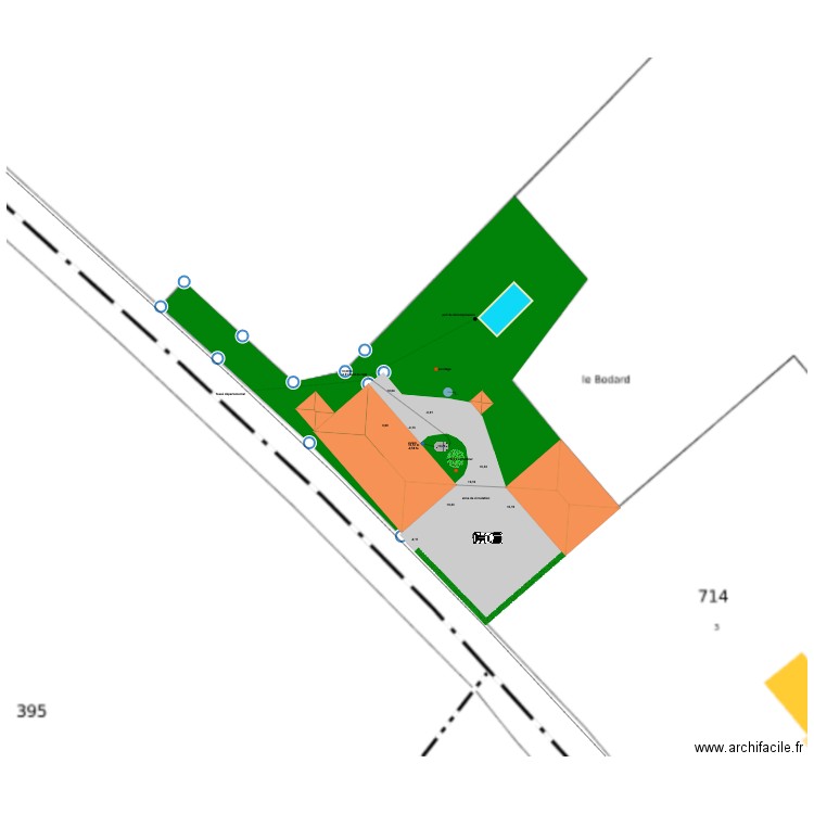 fx bernu. Plan de 0 pièce et 0 m2