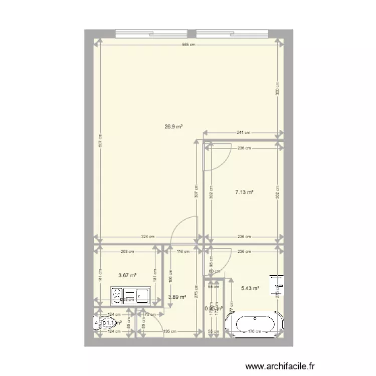 grande mare. Plan de 