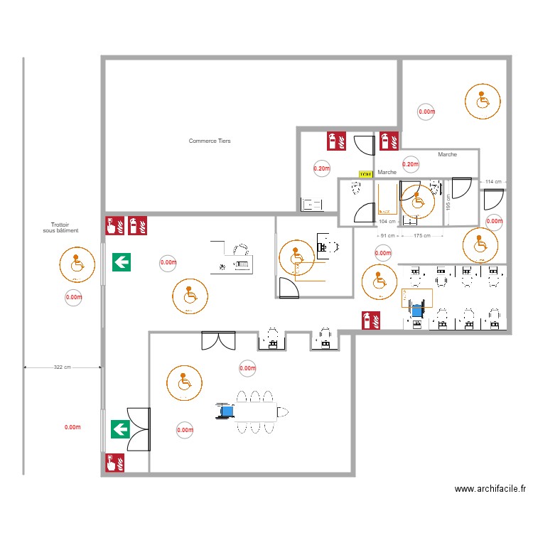 Greta Turcat Mery accès pompier. Plan de 0 pièce et 0 m2