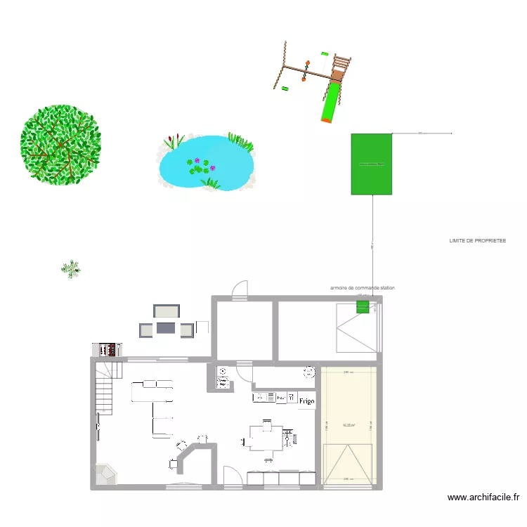 MAISON LARRODE MASSE. Plan de 