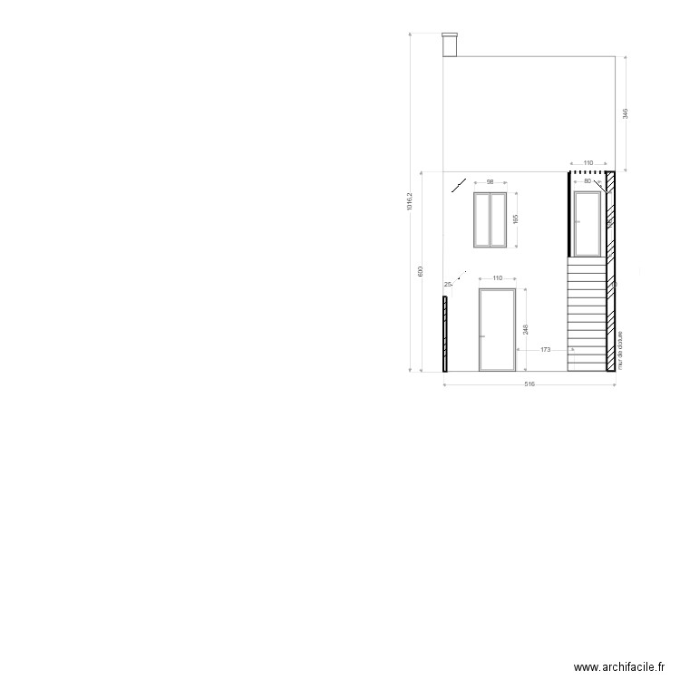 façade actuel de lacroix de ravignan. Plan de 0 pièce et 0 m2