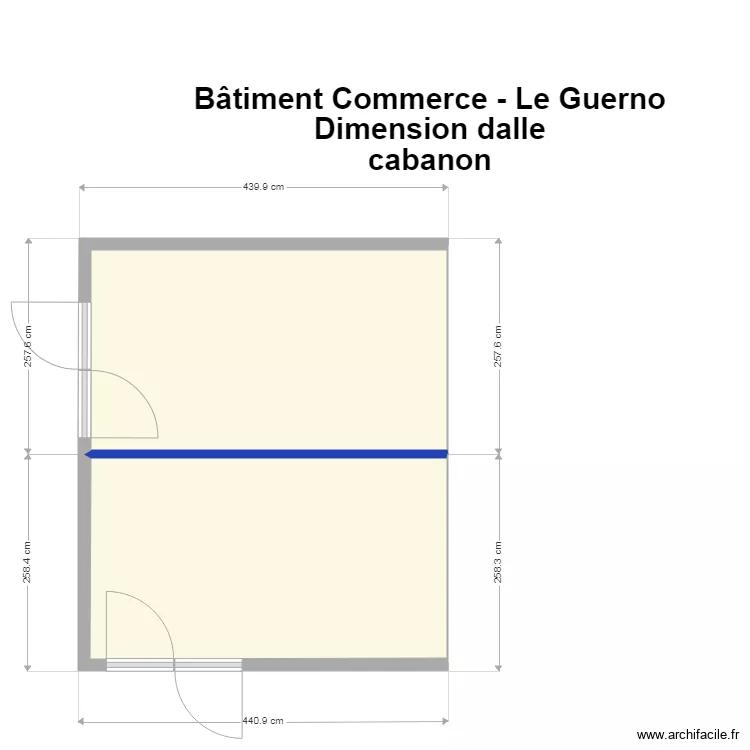 plan cabanon. Plan de 