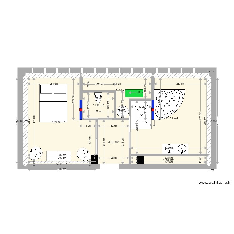 grenier 3. Plan de 0 pièce et 0 m2