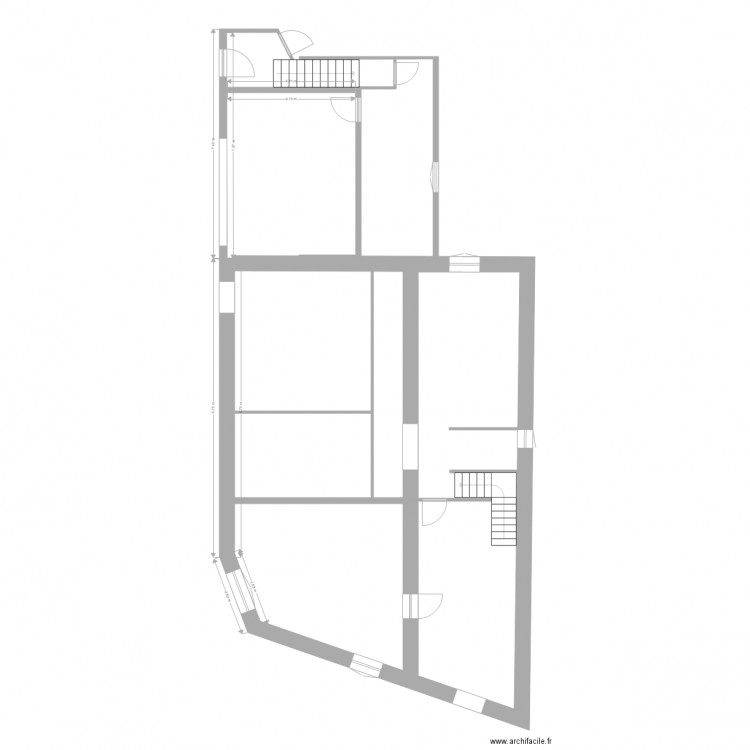 Projet 1 etage. Plan de 0 pièce et 0 m2