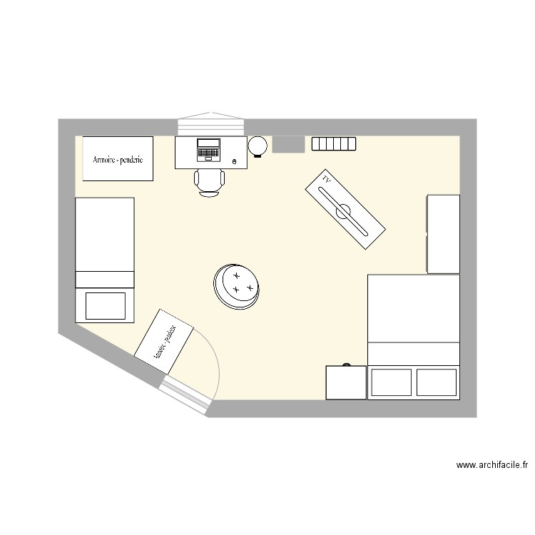 PONCET TCOMARCU. Plan de 0 pièce et 0 m2