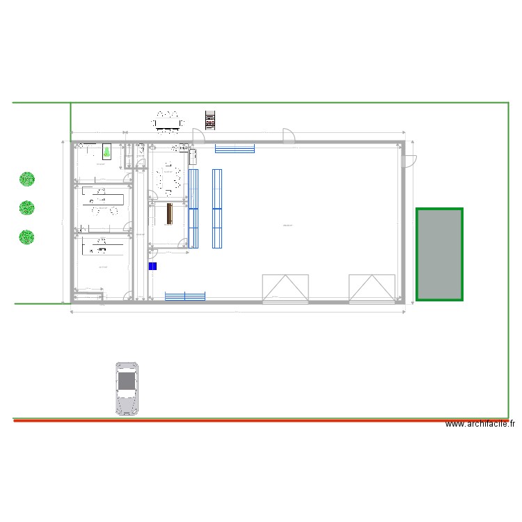 eaunes. Plan de 0 pièce et 0 m2