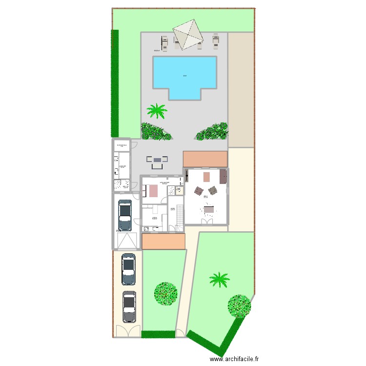 REYNES. Plan de 25 pièces et 808 m2