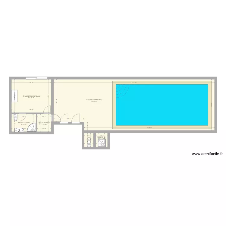 ESPACE PISCINE BONMORT. Plan de 