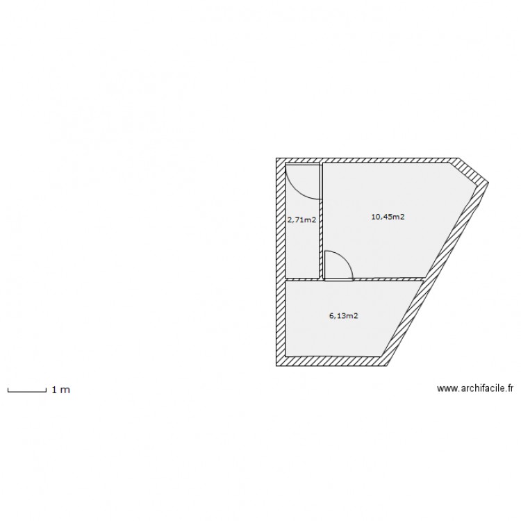 lacanau agrandi etage seul. Plan de 0 pièce et 0 m2