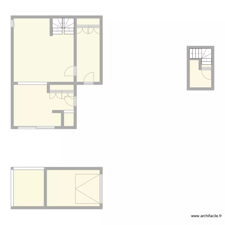 GOSSET - ROUEN. Plan de 