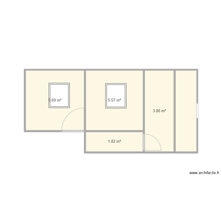 chambres 7éme avant PS. Plan de 0 pièce et 0 m2