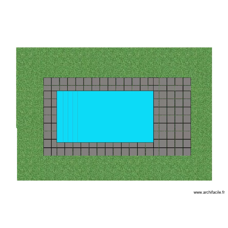 piscine 6x3 rivera 1. Plan de 