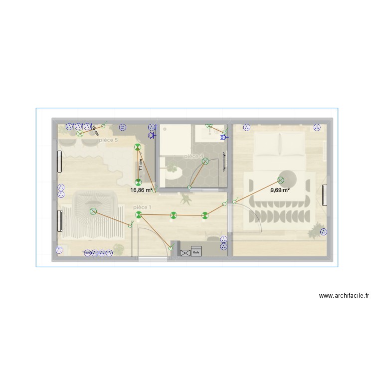 Lot 13 Lagny. Plan de 0 pièce et 0 m2