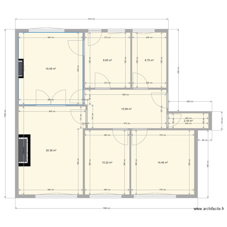 Projet DEBEVERE. Plan de 0 pièce et 0 m2