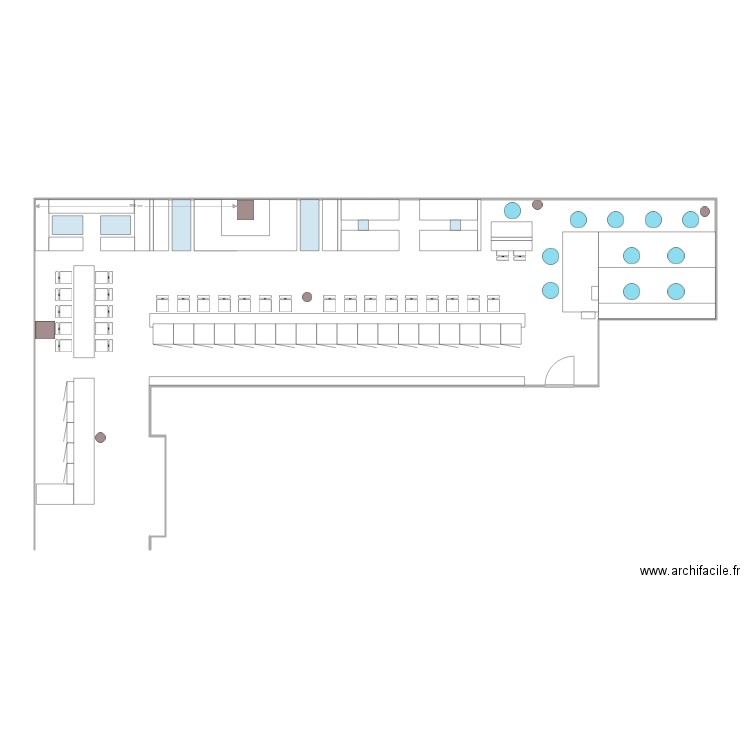 topo bar 1. Plan de 0 pièce et 0 m2