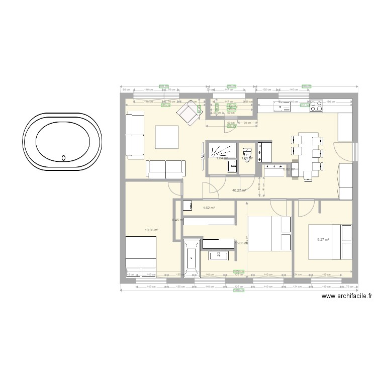 plan alexi carrel fin2. Plan de 0 pièce et 0 m2