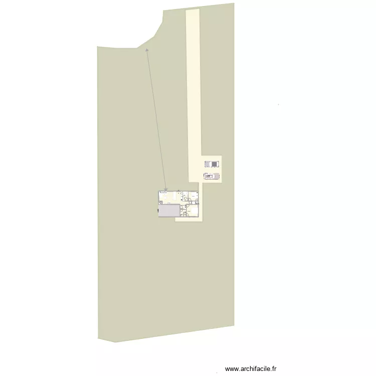 plan chalet 2 chambres. Plan de 