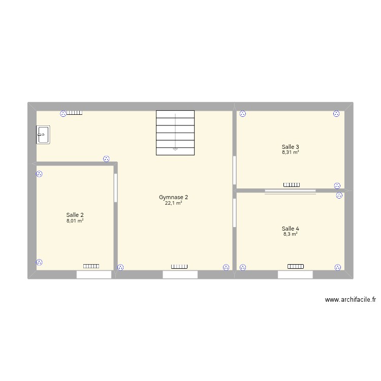 R+1. Plan de 0 pièce et 0 m2