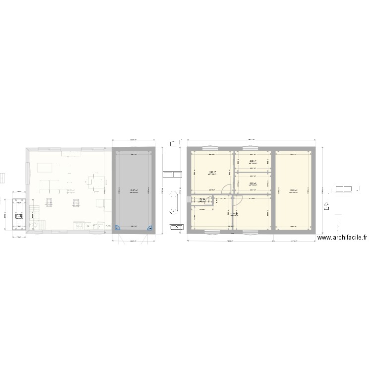 structure 2 niveaux octobre . Plan de 0 pièce et 0 m2