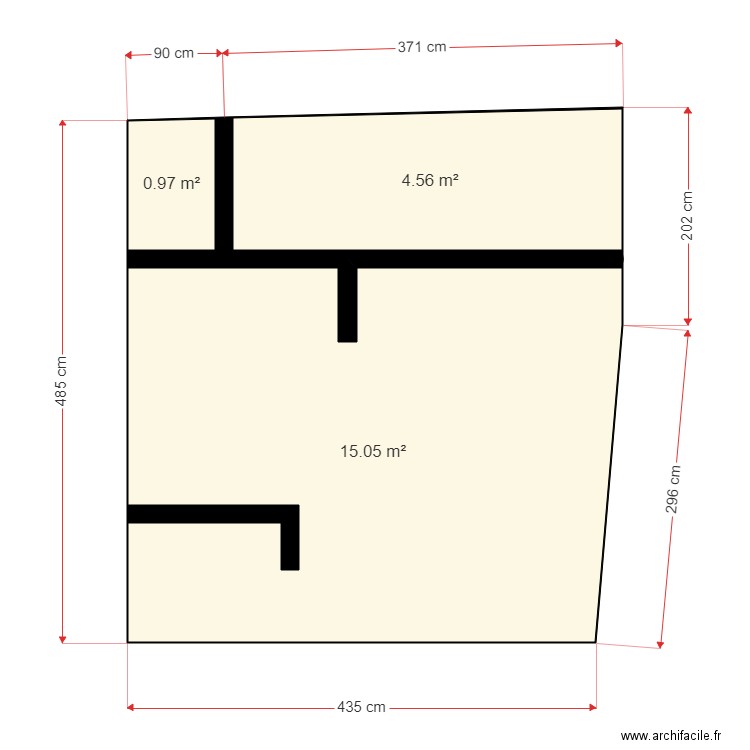 num. Plan de 0 pièce et 0 m2