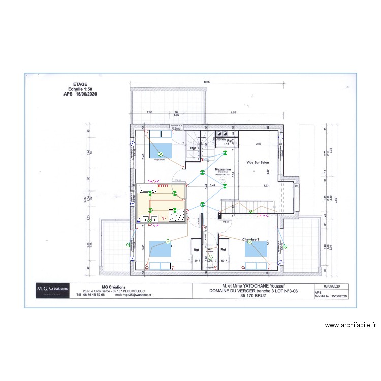 Met MmeYATOCHANE Youssef etage. Plan de 0 pièce et 0 m2