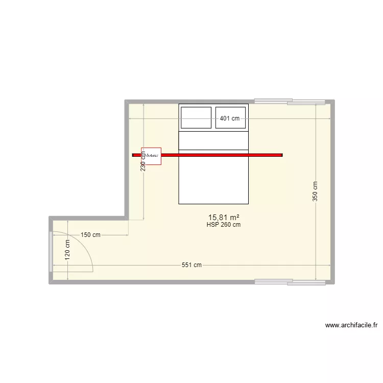 PALAUQUI droit. Plan de 