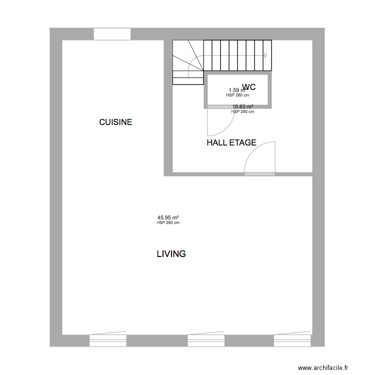 BELLE ETAGE  ETAGE. Plan de 0 pièce et 0 m2