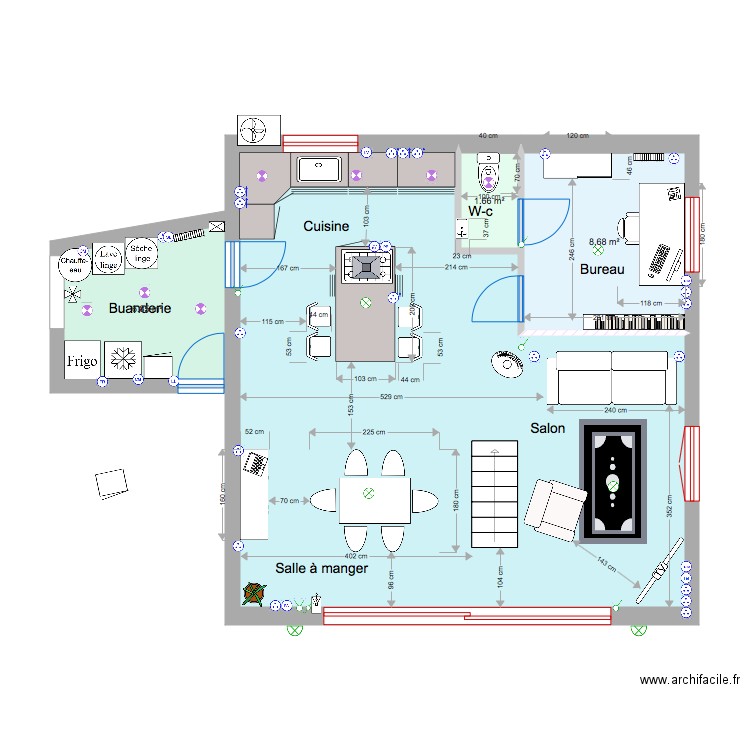 Projet Cilluffo . Plan de 0 pièce et 0 m2